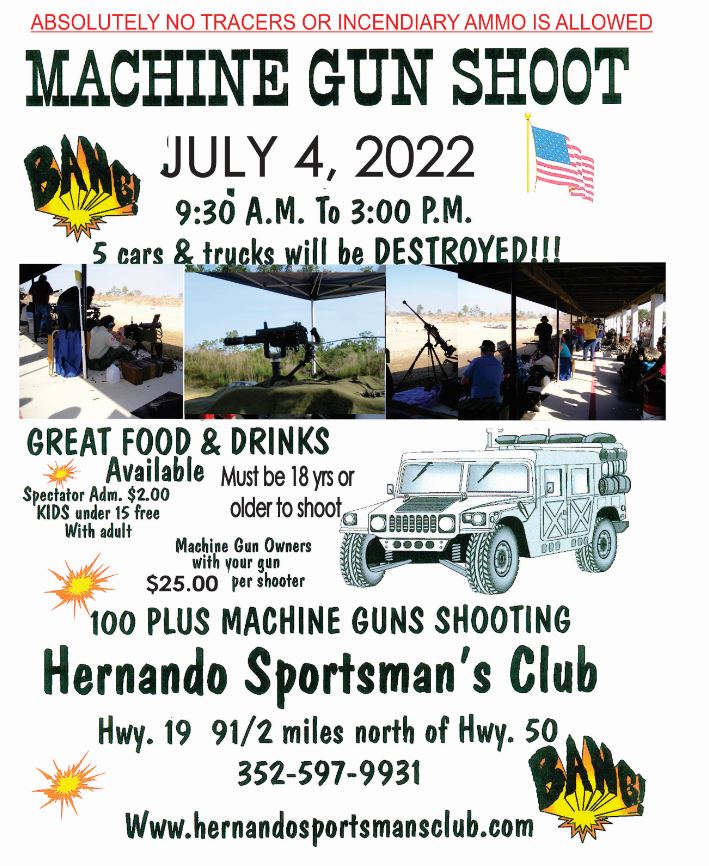 HSC Machine Gun Shoot